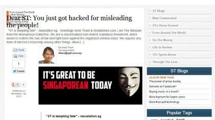 2013 Singapore cyberattacks